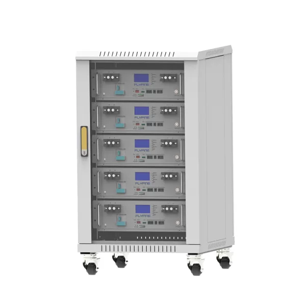 30Kwh Rack Mount Lithium Battery Storage Cabinet - FLYFINE Energy