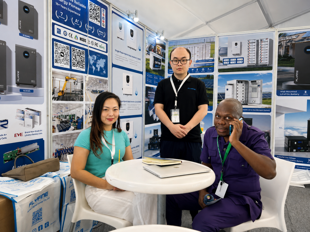 FLYFINE Exhibition Highlights: Connecting with Global Energy Storage Partners