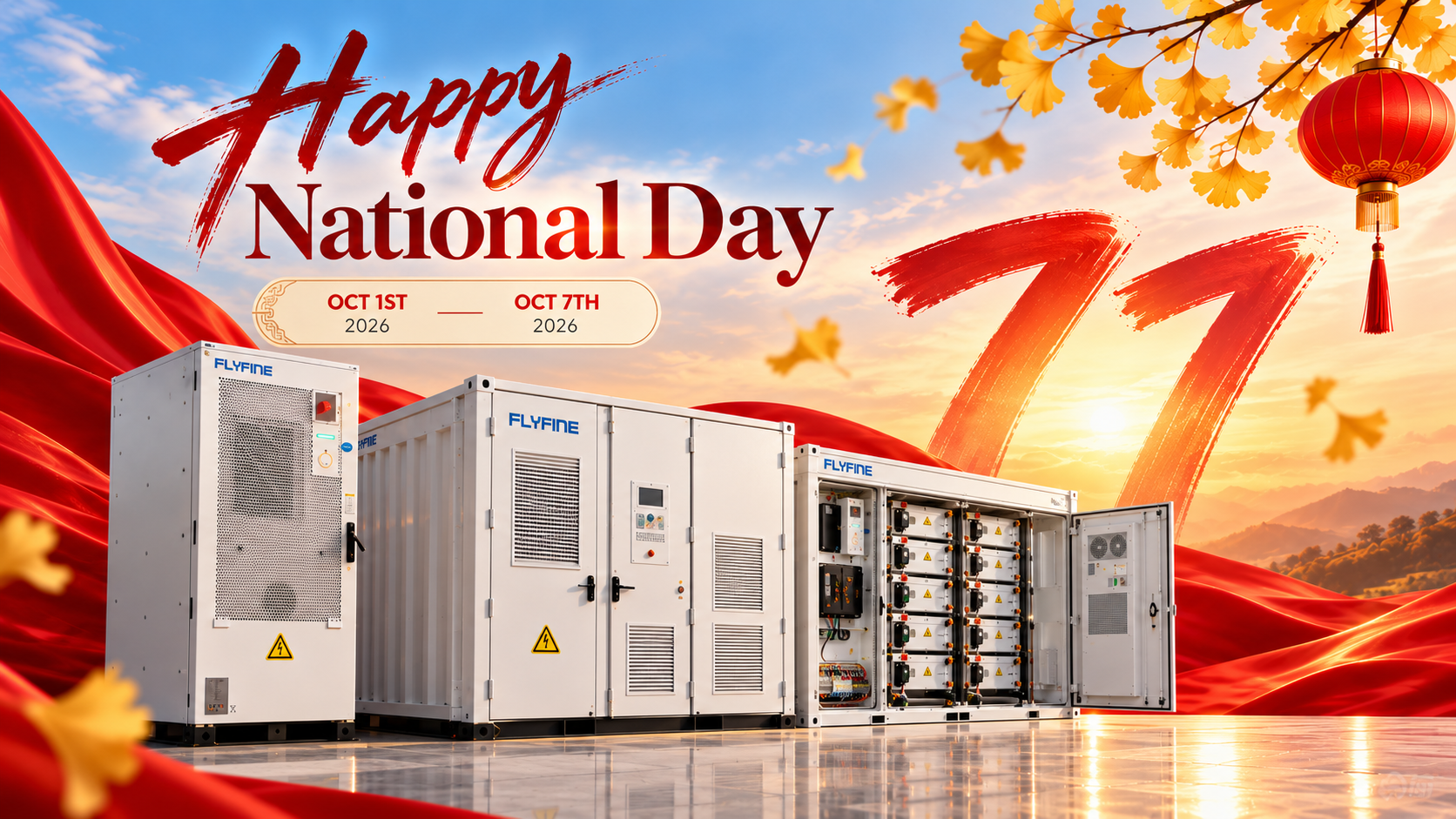 FLYFINE National Day Holiday Notice 2026