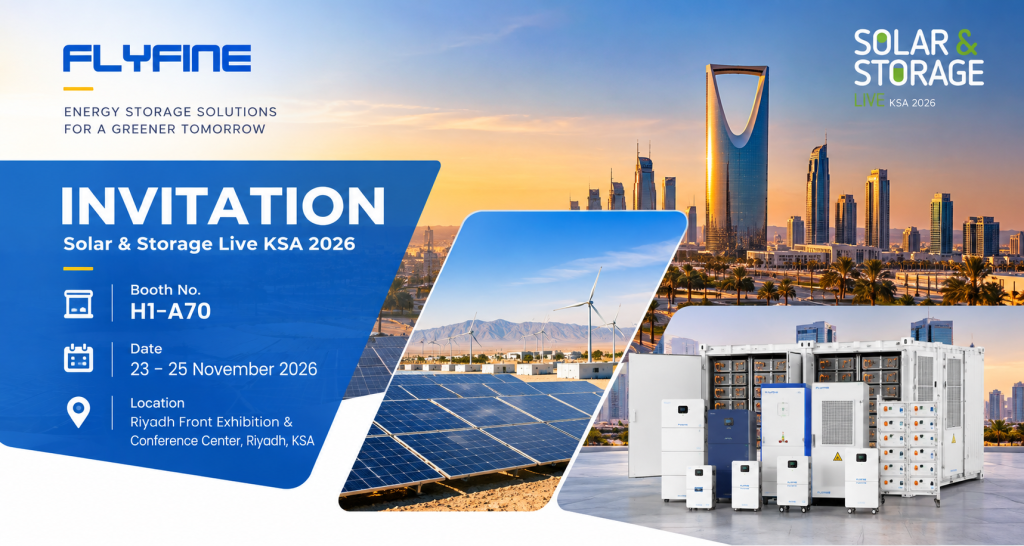 Meet FLYFINE at Solar & Storage Live KSA 2026 in Riyadh
