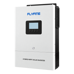 FLYFINE 48V off-grid hybrid inverter with LCD display, available in 8.5kW and 11kW models