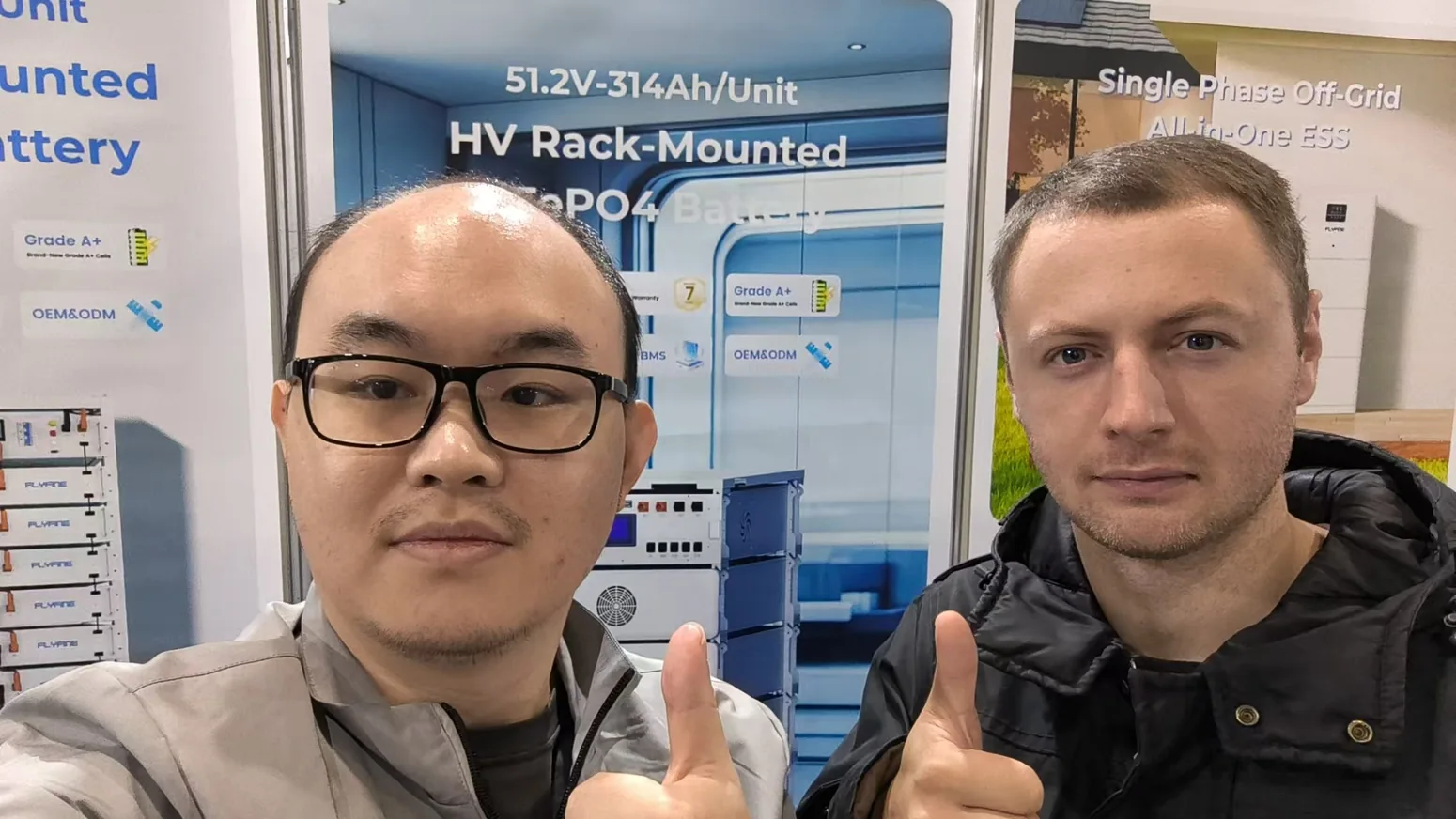 FLYFINE networking with energy storage industry partners during EcoEnergy Expo 2026